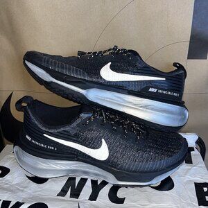 NEW Nike By You ZoomX Invincible 3 Black White Silver FZ1427-003 Women Size 9